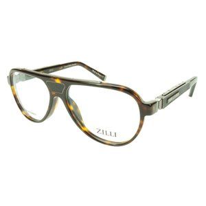 ZILLI Eyeglass Frame Acetate Leather ZI 60000 C02